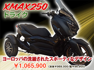 XMAX250トライク（三輪バイク）