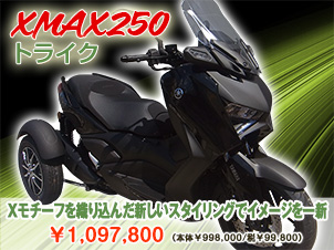 XMAX250トライク（三輪バイク）